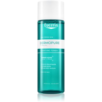 Eucerin DermoPure Clinical Purifying Toner tonic pentru curatare impotriva imperfectiunilor pielii cauzate de acnee