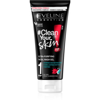 Eveline Cosmetics #Clean Your Skin gel de curatare facial pentru ten gras notino.ro