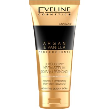 Eveline Cosmetics Argan&Vanilla crema hranitoare pentru maini si unghii