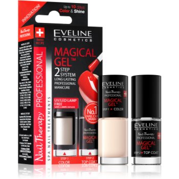 Eveline Cosmetics Nail Therapy Professional gel de unghii fara utilizarea UV sau lampa LED accesorii
