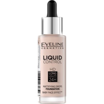Eveline Cosmetics Liquid Control fond de ten lichid pipeta Eveline Cosmetics Cosmetice și accesorii