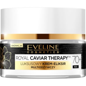 Eveline cosmetics royal caviar therapy crema pentru restabilirea elasticitatii si fermitatii pielii mature 70+