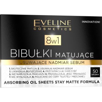 Eveline Cosmetics 8 In 1 foițe cu efect matifiant Eveline Cosmetics