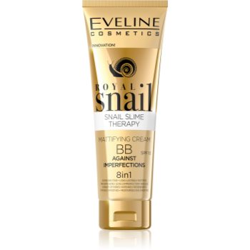 Eveline Cosmetics Royal Snail crema BB matifianta 8 in 1 notino.ro