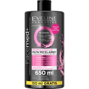 Eveline Cosmetics FaceMed+ Apa micela cu efect de curatare si indepartare a machiajului Eveline Cosmetics imagine
