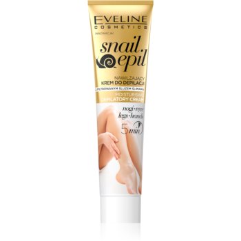 Eveline Cosmetics Snail Epil cremă depilatoare cu efect hidratant extract de melc Eveline Cosmetics