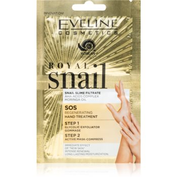 Eveline Cosmetics Royal Snail masca hidratanta pentru maini extract de melc Eveline Cosmetics imagine noua