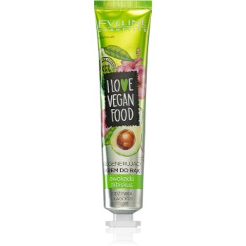 Eveline Cosmetics I Love Vegan Food Cremă de mâini regeneratoare cu avocado Eveline Cosmetics