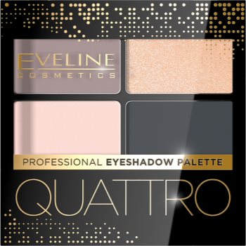 Eveline Cosmetics Quattro paletă cu farduri de ochi Eveline Cosmetics