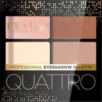 Eveline Cosmetics Quattro paletă cu farduri de ochi Eveline Cosmetics Cosmetice și accesorii