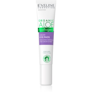 Eveline Cosmetics Organic Aloe+Collagen gel pentru ochi antirid image8
