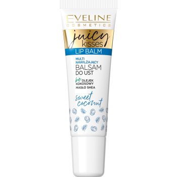 Eveline cosmetics juicy kisses coconut balsam de buze hranitor cu cocos