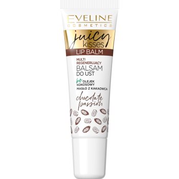 Eveline cosmetics juicy kisses chocolate balsam de buze hranitor cu unt de cacao