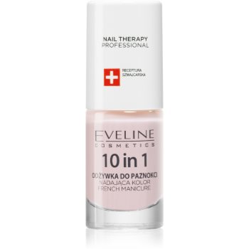 Eveline Cosmetics Nail Therapy 10 in 1 balsam pentru unghii cu keratina Eveline Cosmetics imagine noua