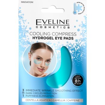 Eveline Cosmetics Hydra Expert masca hidrogel pentru ochi cu efect racoritor image0