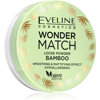 Eveline Cosmetics Wonder Match pudra pulbere transparentă cu efect matifiant