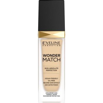 Eveline cosmetics wonder match fard lichid de lunga durata cu acid hialuronic