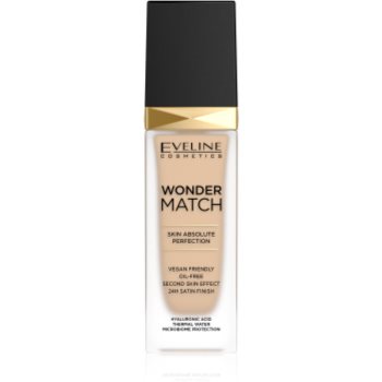 Eveline Cosmetics Wonder Match fard lichid de lunga durata cu acid hialuronic accesorii imagine noua
