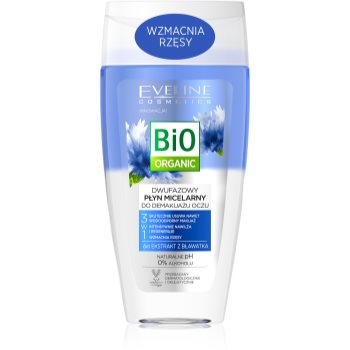 Eveline Cosmetics Bio Organic 3 in 1 doua componente demachiant pentru ochi