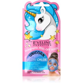 Eveline Cosmetics Holo Mask Glow Chloe masca faciala exfolianta pentru piele tanara