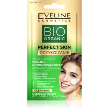 Eveline Cosmetics Perfect Skin Double Exfoliation exfoliant pentru netezire 2 in 1