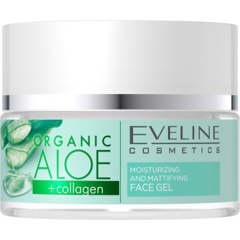 Eveline cosmetics organic aloe gel de piele calmant