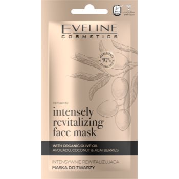 Eveline cosmetics organic gold masca faciala revitalizanta cu ulei de masline