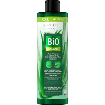 Eveline cosmetics bio organic natural aloe vera Șampon împotriva căderii părului cu aloe vera