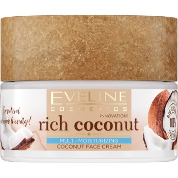 Eveline Cosmetics Rich Coconut Cremă nutrivită întinerire cu probiotice Eveline Cosmetics