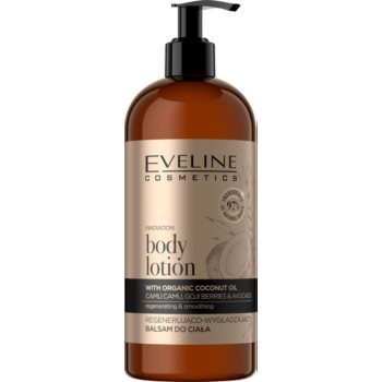 Eveline Cosmetics Organic Gold Balsam corporal regenerator cu ulei de cocos Eveline Cosmetics