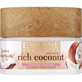 Eveline Cosmetics Rich Coconut cremă ultrahidratantă ziua și noaptea Eveline Cosmetics Cosmetice și accesorii