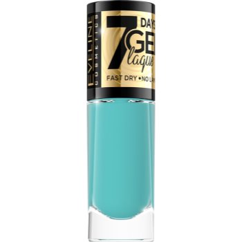 Eveline cosmetics 7 days gel laque nail enamel gel de unghii fara utilizarea uv sau lampa led
