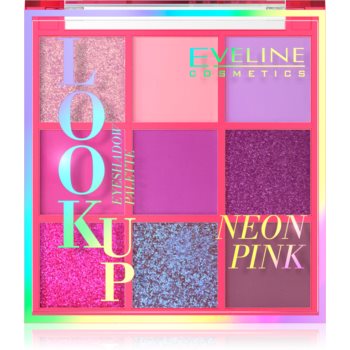 Eveline Cosmetics Look Up Neon Pink paletă cu farduri de ochi Eveline Cosmetics imagine noua