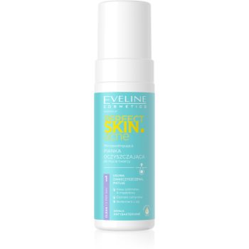 Eveline Cosmetics Perfect Skin .acne Spuma curatare intensa. pentru ten acneic