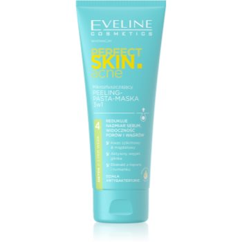 Eveline Cosmetics Perfect Skin .acne masca pentru exfoliere 3 in 1