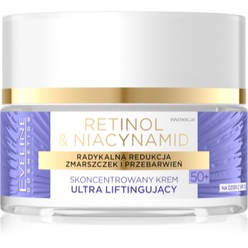 Eveline Cosmetics Retinol & Niacynamid crema de zi cu efect lifting 50+