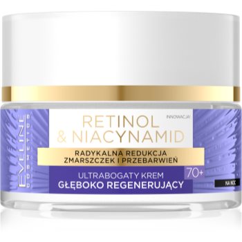 Eveline Cosmetics Retinol & Niacynamid crema de noapte pentru regenerare profunda 70+