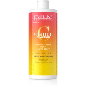 Eveline Cosmetics Vitamin C 3x Action apa cu particule micele pentru luminozitate si hidratare