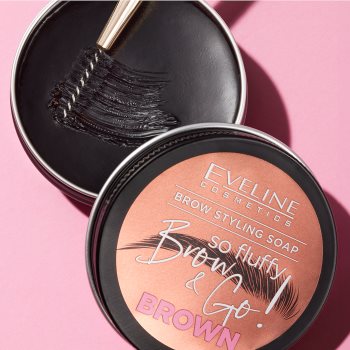 Eveline Cosmetics Brow & Go! săpun de styling pentru sprâncene - 1 | YEO