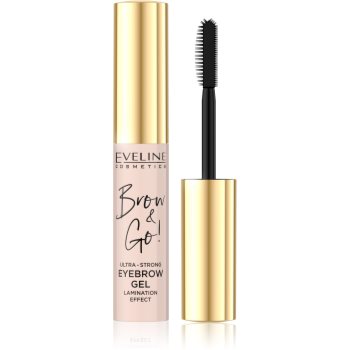 Eveline Cosmetics Brow & Go! gel pentru sprancene cu fixare foarte puternica