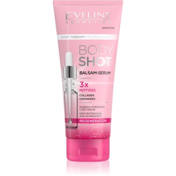 Eveline Cosmetics Body Shot 3x Peptides balsam regenerator pentru piele foarte uscata