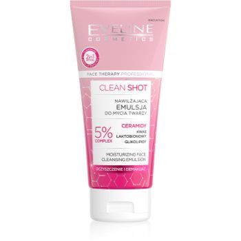  Curatarea pielii, Eveline Cosmetics Clean Shot 5% Ceramidy Complex Lotiune pentru curatare intens hidratanta - Sellmag.ro