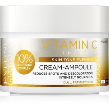 Eveline Cosmetics Cream-Ampoule Vitamin C Crema intensiva impotriva inrosirii pielii.