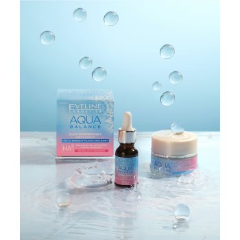 Eveline Cosmetics Aqua Balance Trehalose + PGA Acid ser cu hidratare intensă cu acid hialuronic - 1 | YEO