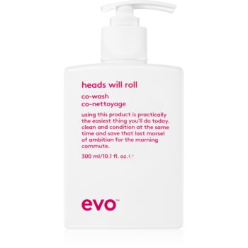 EVO Heads Will Roll Co-Wash sampon si balsam 2 in 1 pentru par ondulat si cret EVO