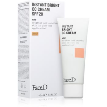  Crema tonifianta, Face D Instant Bright crema CC hidratanta SPF 20 - Sellmag.ro