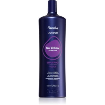 Fanola Wonder No Yellow Extra Care Shampoo șampon pentru neutralizarea tonurilor de galben accesorii imagine noua