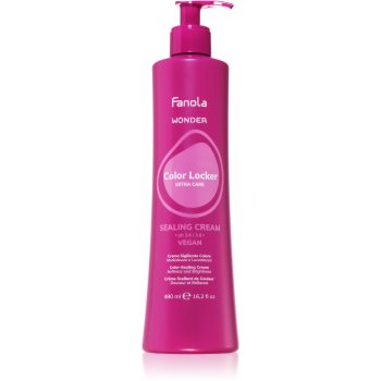 Fanola Wonder Color Locker Extra Care Sealing Cream cremă pentru netezirea părului pentru păr vopsit