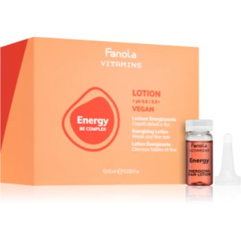 Fanola Vitamins Energizing Lotion ser energizant pentru parul subtiat image8
