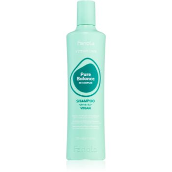 Fanola Vitamins Pure Balance Shampoo sampon pentru curatare pentru par gras si cu matreata image4
